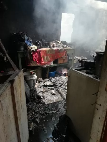 TRAGEDIA: Incendio de vivienda deja sin vida a una menor de 1 año de edad