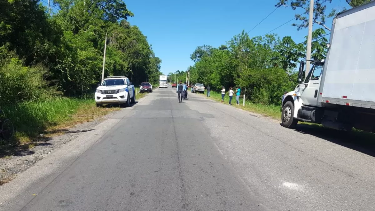 Accidente en la carretera CA 13 municipio de Jutiapa, Atlantida