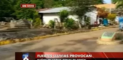 Fuertes lluvias provocan daños en varias zonas de Copán (Video)