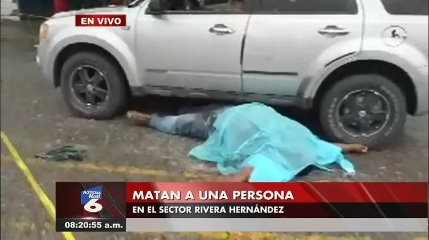 Matan a una persona en el sector Rivera Hernández (Video)