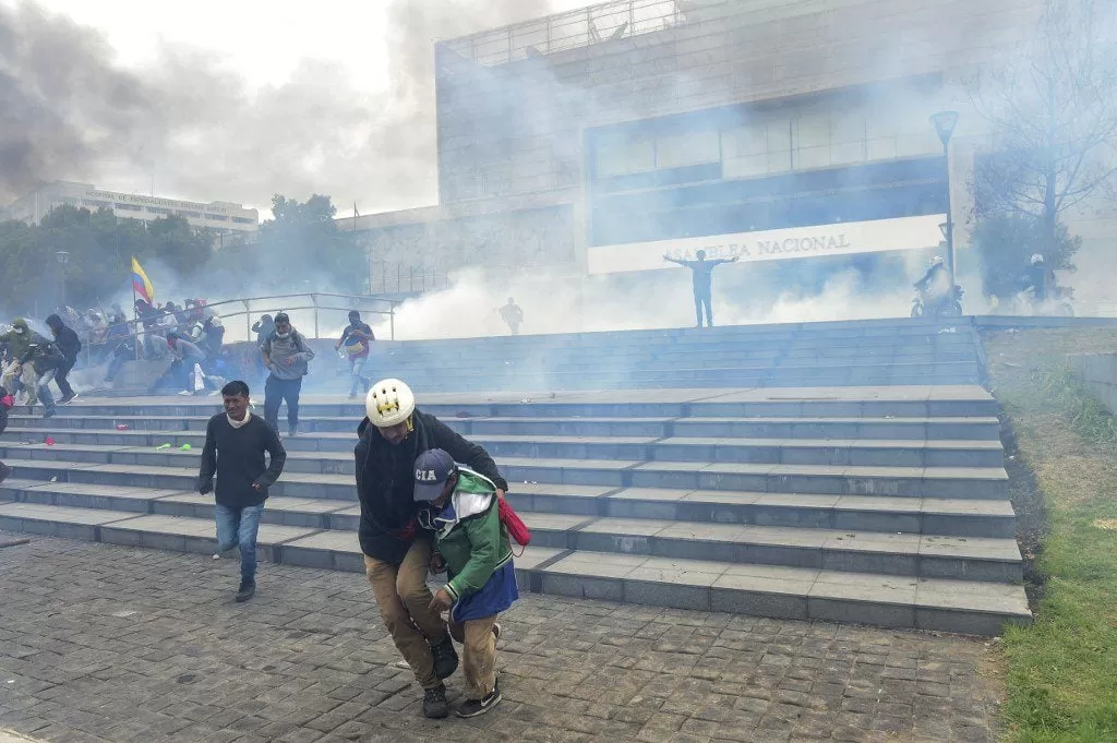 Nuevos enfrentamientos se desataron este martes en Quito, Ecuador