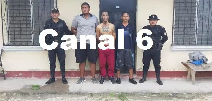 Tres supuestos pandilleros de nacionalidad hondureña son capturados en Guatemala