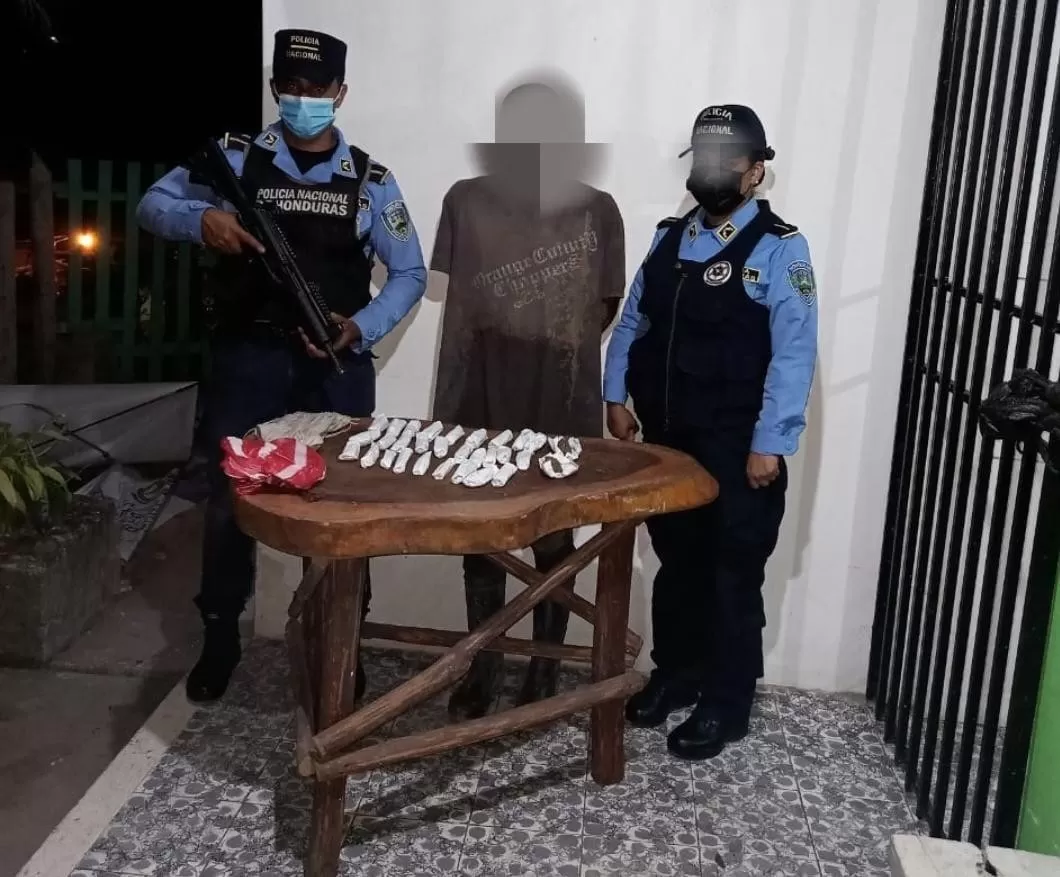 Supuesto distribuidor de droga es detenido en Santa Rita de Copán
